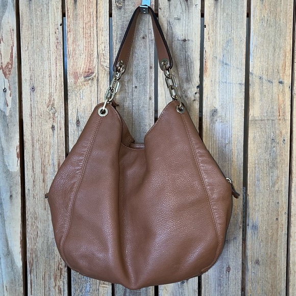 Micheal Kors Brown Leather Shoulder Bag - Picture 6 of 7